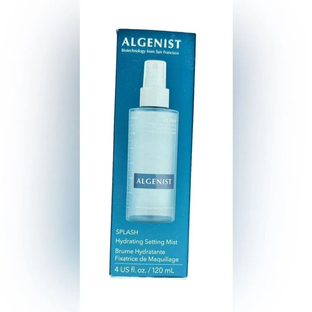 2 Bottles Algenist Splash Hydrating Setting Mist 4 oz Full Size